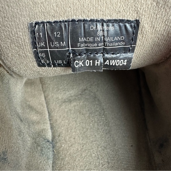 Vintage Dr Marten’s 8B80 Oxford Men's Size 12 Shoes EU 46 Leather Unisex Brown - Picture 9 of 10